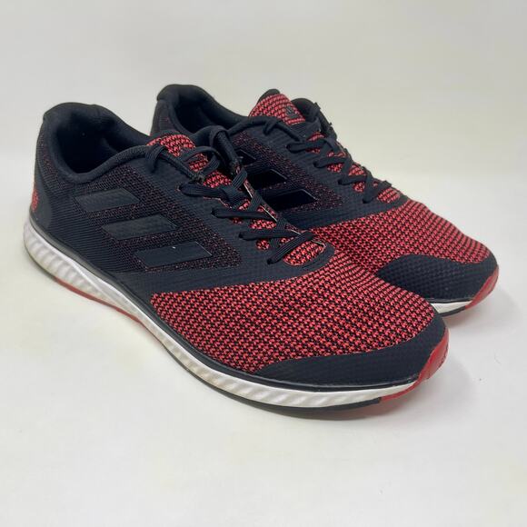 Adidas Edge RC Sporty Running Shoes Men's Sz 12 Black Red 137.4=J.8.5 - Picture 7 of 12